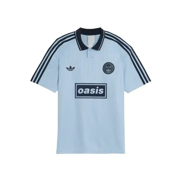 Adidas x Oasis Tour Jacquard Jersey Blue & Black | Retro Rock
