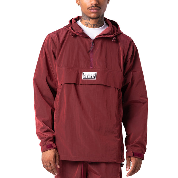 Comfort Metallic Nylon Anorak Unisex Hoodie – Vintage Jacket