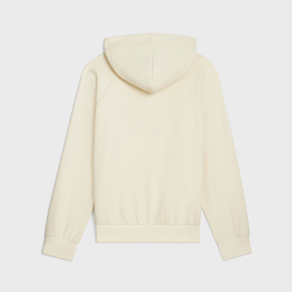 Celine Paris 70's Hoodie In And Cashmere Light Ivory / Navy Celine Paris 70's Hoodie In And Cashmere Light Ivory / Navy