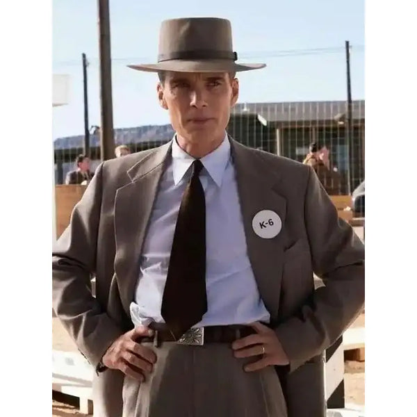 Oppenheimer 2023 Cillian Murphy Beige Suit