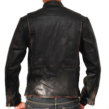 Tron Legacy Sam Flynn Vintage Men's Leather Jacket