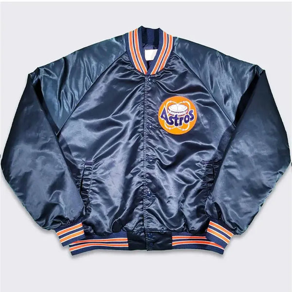 80's Houston Astros Navy Bomber Jacket – Vintage Jacket