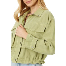 Light Green Women's Utility jacket