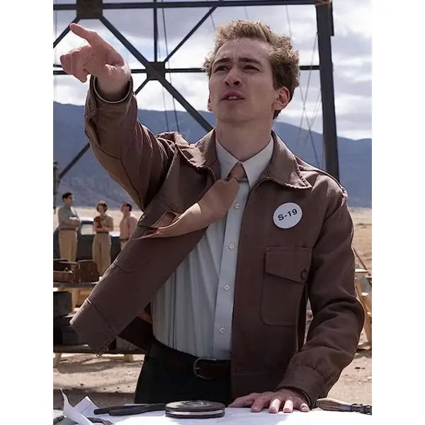 Oppenheimer Dylan Arnold Brown Jacket