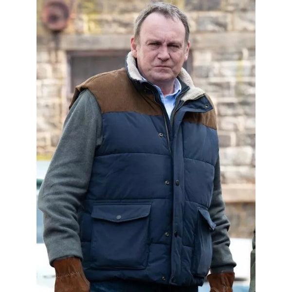 After The Flood Philip Glenister Puffer Vest