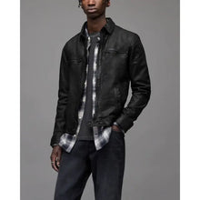 All Saints Lark Black Leather Jacket