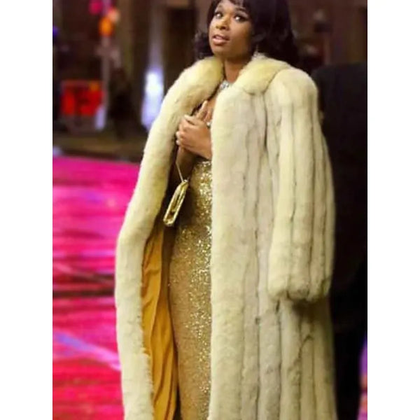Respect 2021 Aretha Franklin White Fur Coat – Vintage Jacket