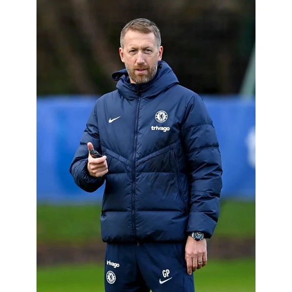 Chelsea-F.C-Blue-Puffer-Hooded Chelsea-F.C-Blue-Puffer-Hooded