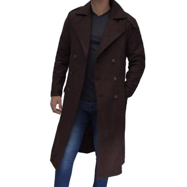 Classic_Brown_Double_Breasted_Wool_Blend_Trench_Coat_For_Men