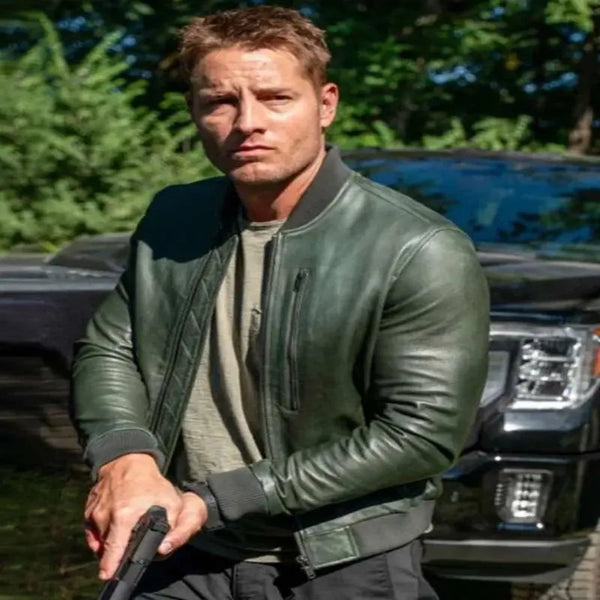Colter Shaw Tracker S02 Green Leather Jacket – Vintage Jacket