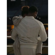 Creed Iii Michael B Jordan White Satin Jacket
