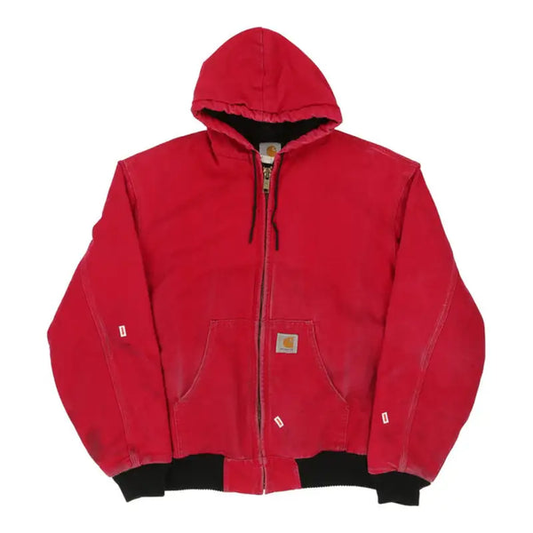 Carhartt Jacket Red Cotton – Vintage Jacket Carhartt Jacket Red Cotton – Vintage Jacket
