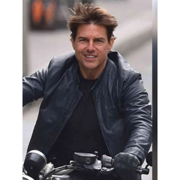Ethan Hunt Mission Impossible 7 Leather Jacket