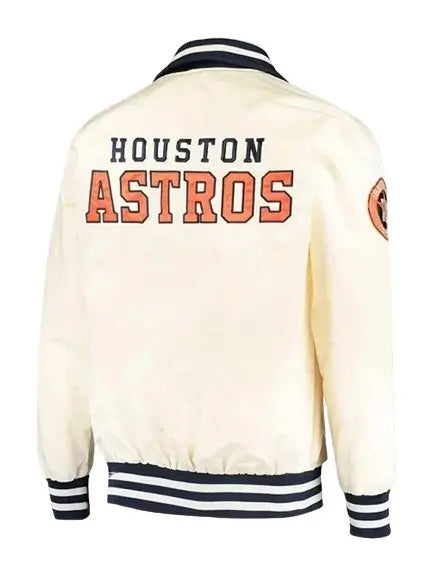 Satin Bomber Starter Houston Astros Jacket - Jackets Masters