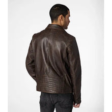 Jaxson Hooded Moto Leather Jacket