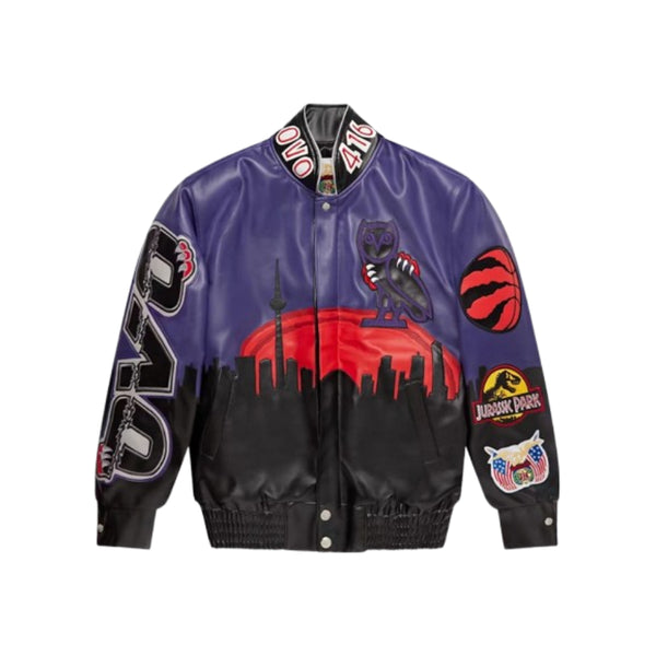 Jurassic Park Varsity Leather Jacket