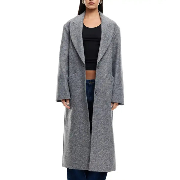 Lioness Olsen Grey Wool Coat
