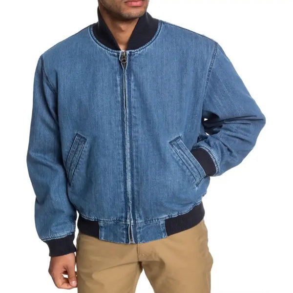 Men-Denim-Bomber-Jacket