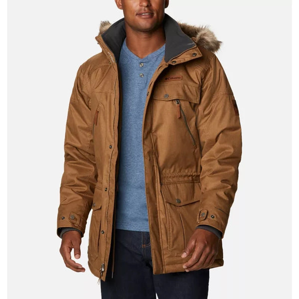Mens Barlow Pass 550 TurboDown Jacket ( Brown ) – Vintage Jacket