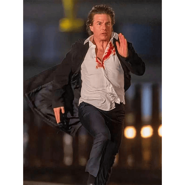 Tom Cruise Mission Impossible 8 Black Coat