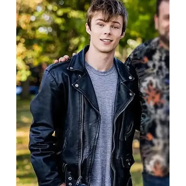 Nicholas Hamilton Brave the Dark Black Jacket