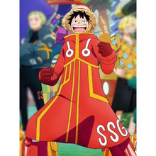 One Piece Monkey D. Luffy Red Hooded Red Coat