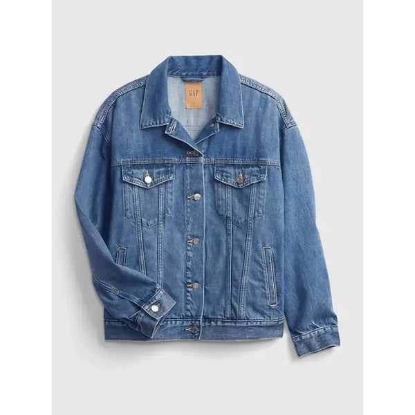 Oversized Blue Denim Jacket