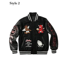 Palace Fallen Angels Varsity Jacket Black