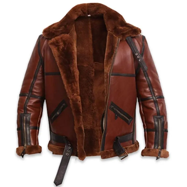 RAF Flight Aviator Shearling Jacket