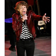 Rolling-Stones-Star-Sir-Mick-Jagger-Brown-Leather-Jacket