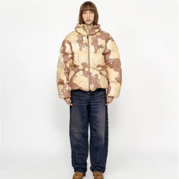 Stussy Down Parka Camo Ripstop Jacket – Vintage Jacket