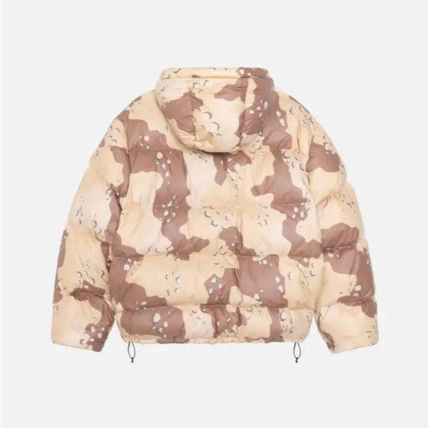 Stussy Down Parka Camo Ripstop Jacket – Vintage Jacket