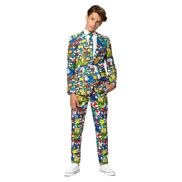 Super Mario Printed Tuxedo
