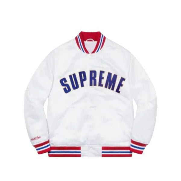 Supreme Mitchell And Ness Satin Jacket