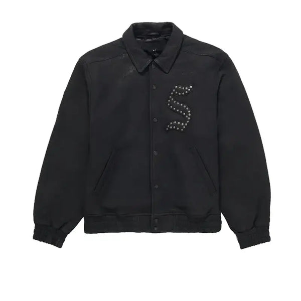 Supremely Pebbled Leather Varsity Jacket – Vintage Jacket Supremely Pebbled Leather Varsity Jacket – Vintage Jacket