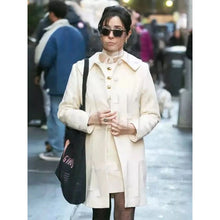 Cristin Milioti The Penguin 2024 Sofia Falcone Off White Coat