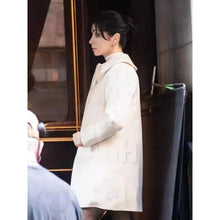 Cristin Milioti The Penguin 2024 Sofia Falcone Off White Coat
