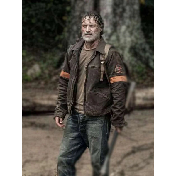 Brown The Walking Dead Rick Grimes CRM Jacket