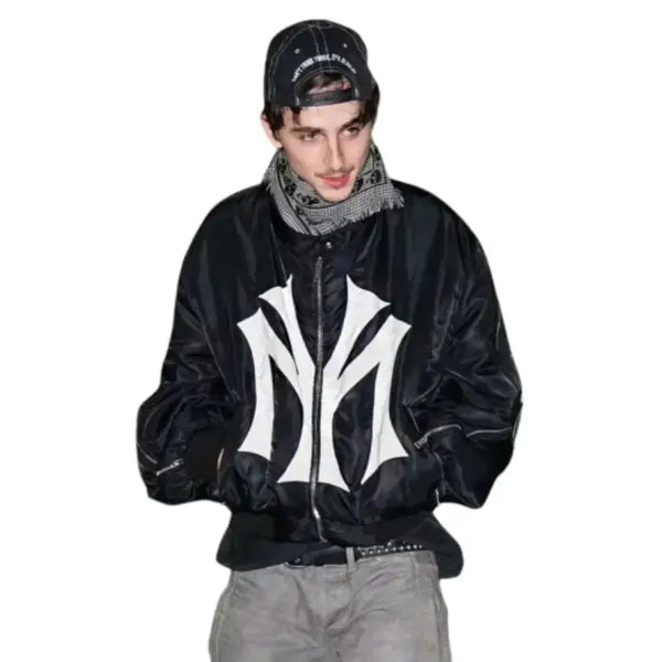 Timothée Chalamet Signature Mowalola Bomber Jacket – Vintage Jacket