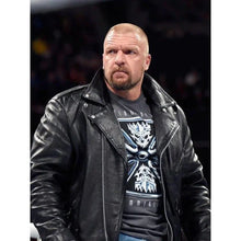 Triple H WWE Raw 2022 Black Leather Jacket