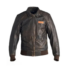 Triumph Steve Mcqueen Motorcycle  Brown Leather Jacket