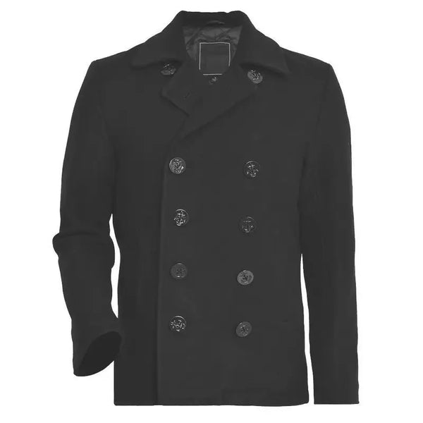 US Navy Black Pea Coat
