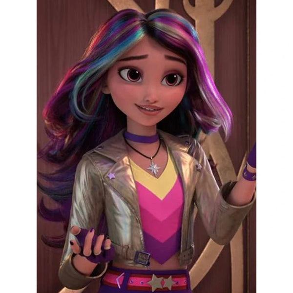 Sophia Mendoza Unicorn Academy Biker Leather Jacket – Vintage Jackets
