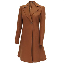 WomenBrownWoolCoat