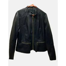 Baccini Black Leather Jacket