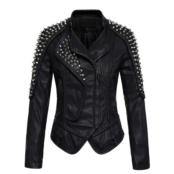 Womens-Punk-Stylish-Studded-