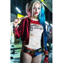 Harley Quinn Suicide Squad Costume Red and Blue Jacket