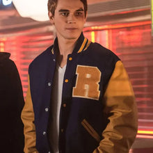 KJ Apa Riverdale Archie Andrews Blue Letterman Jacket