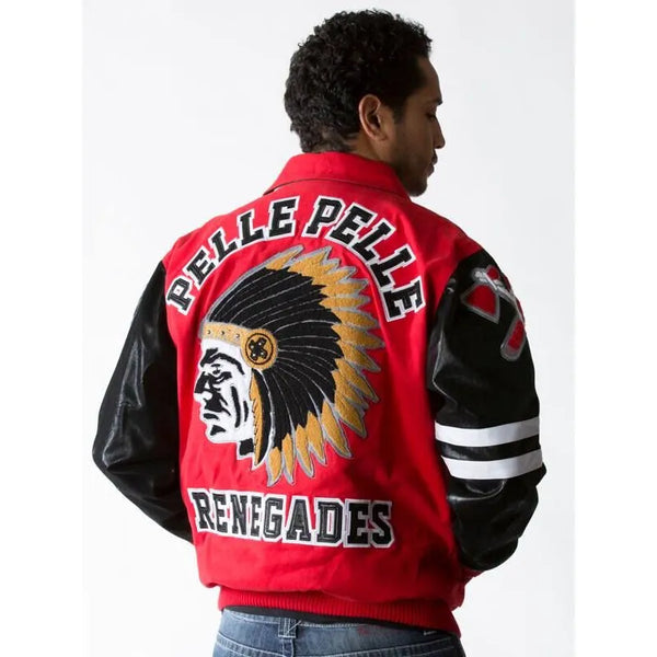Renegades Pelle Pelle Black And Red Jacket – Vintage Jacket