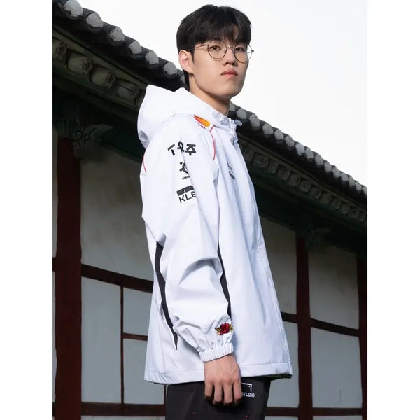 LOL T1 24シーズン　ジャケット T1 League of Legends 2024 Jacket – Trendy White Esports Coat
